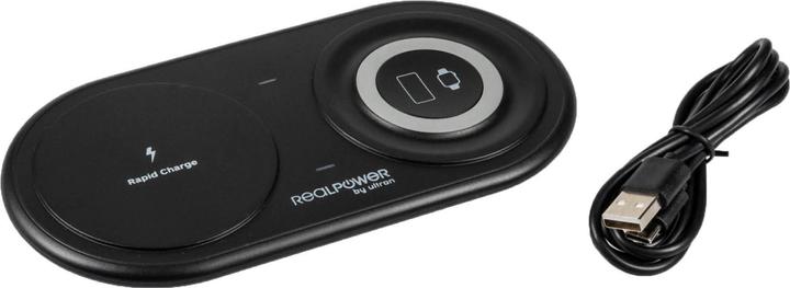 Immagine prodotto RealPower Caricabatterie ChargeAir Duo belaidė (15 W)
