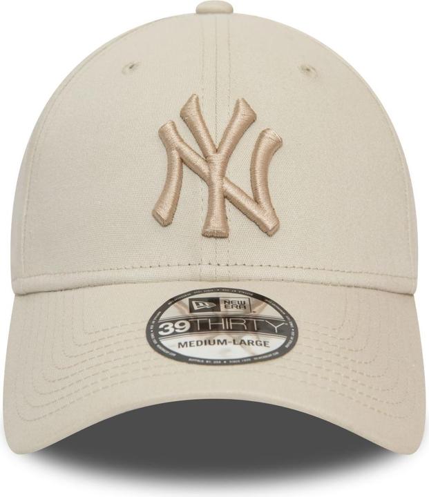 Produktbild New Era 39Thirty Stretch Cap - New York Yankees stone - S/M (S/M)