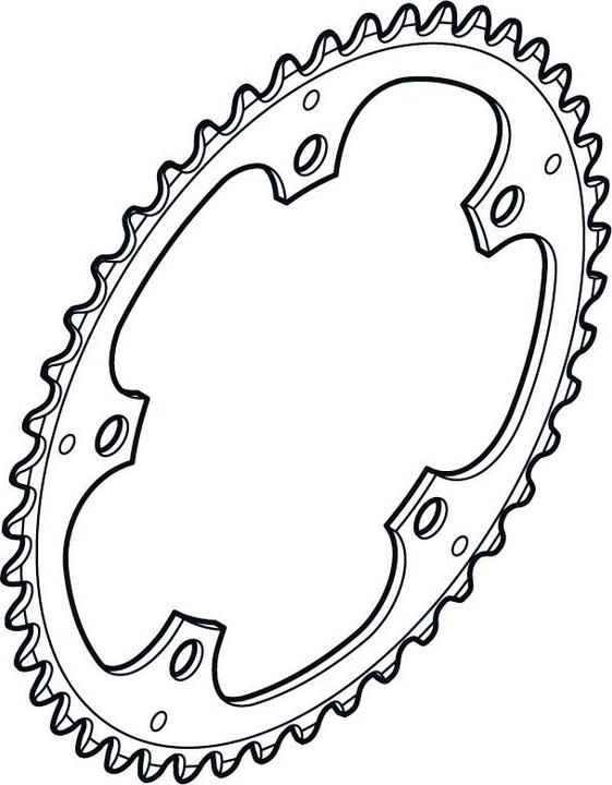 Actual product image Shimano Alfine FC-S500 chainring 39 teeth black (39)