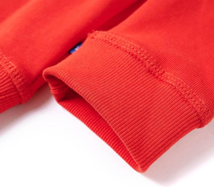 Immagine prodotto VidaXL Maglia con cappuccio per bambini rosso 116,Materiale: 92% cotone. 8 (116)