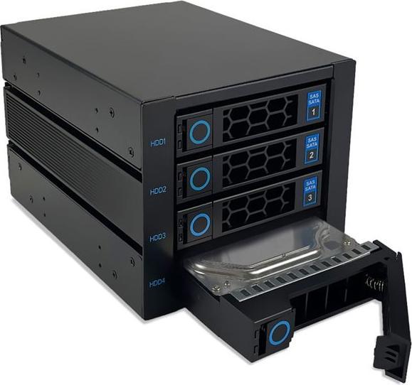 Fantec WR-NVMeU.2-C3141 Back- plane f. 4x 3.5/2.5 NVMe/SSD/HDD (3.5", 2.5")