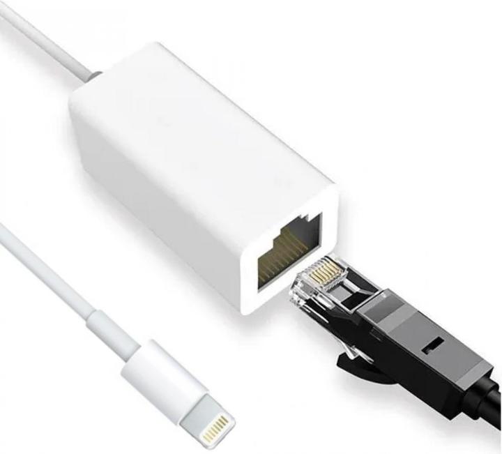 Produktbild PowerGuard Netzwerkkabel Adapter (Lightning, RJ45)