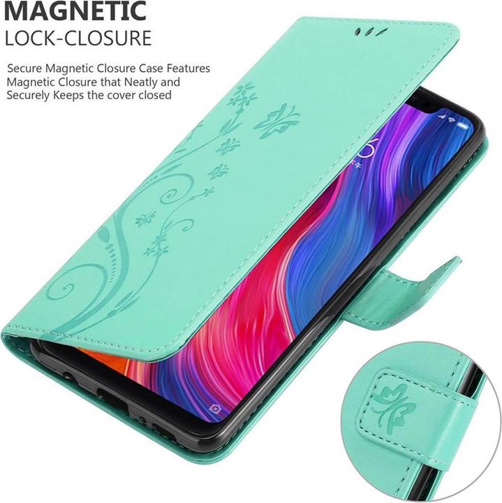 Productafbeelding Cadorabo Bloemen Boekomslag (Xiaomi Mi 8)