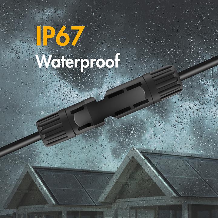 Actual product image LogiLink Solar extension cable set, MC4/M to MC4/F, 6 mm², CU, 2 m (Solar cable)
