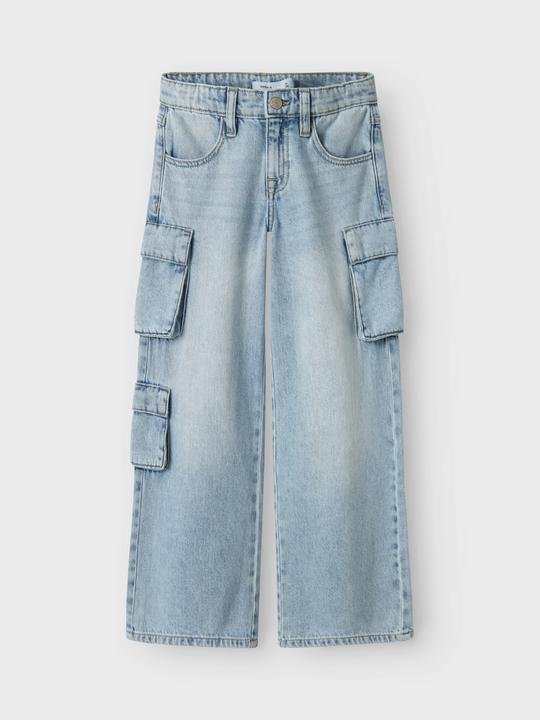 Actual product image Name it NKFBELLA WIDE CARGO JEANS 8772-BE NOOS (164)