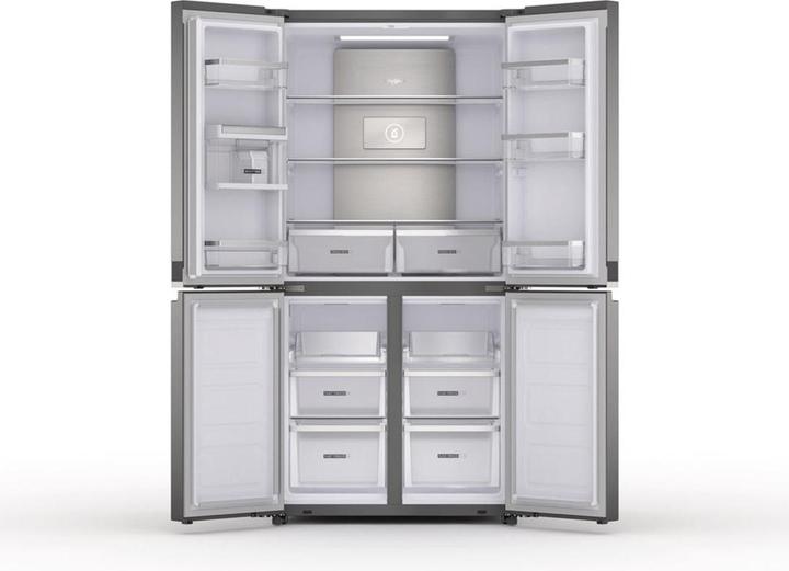 Produktbild Whirlpool WQ9 U2L Side-by-Side Kühlkombination Freistehend 594 l E Edelstahl (388 l)