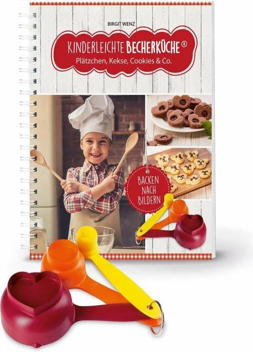 Immagine prodotto Kinderleichte Becherküche - Plätzchen, Kekse, Cookies & Co (Tedesco, Birgit Wenz, 2017)