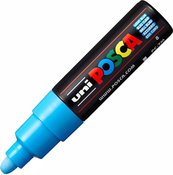 Immagine prodotto Posca Marchio PC-7M a punta tonda (Blu, 5.50 mm, 1 x)