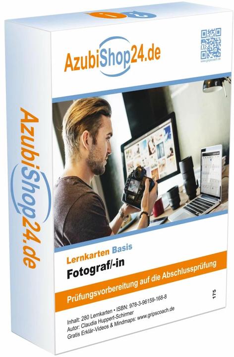 Actual product image Lernkarten Basis Fotograf/ -in (German, Claudia Huppert-Schirmer, Michaela Rung-Kraus, 2024)