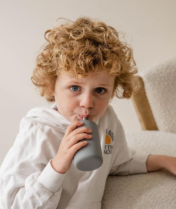 Produktbild Tryco Baby Silikonbecher mit Strohhalm Löwe