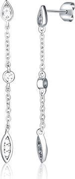 Produktbild JVD - Elegant silver earrings with zircons SVLE2320X61BI00