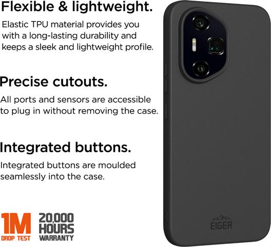 Produktbild Eiger flexibles TPU-Case Grip Case GRS black (Samsung F400)