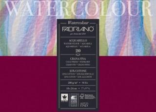 Actual product image Fabriano Watercolour block 20 x 20 cm, 200g/m2, 20 sheets (20 x 20 cm, Hardcover)