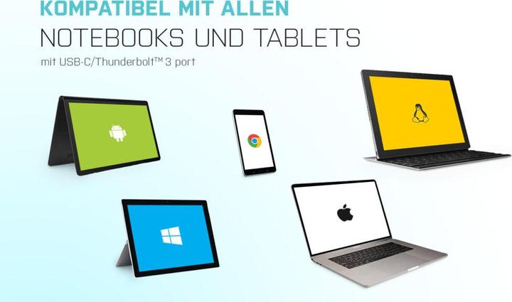 Produktbild i-tec Thunderbolt 3 zu (DP, 10 cm)