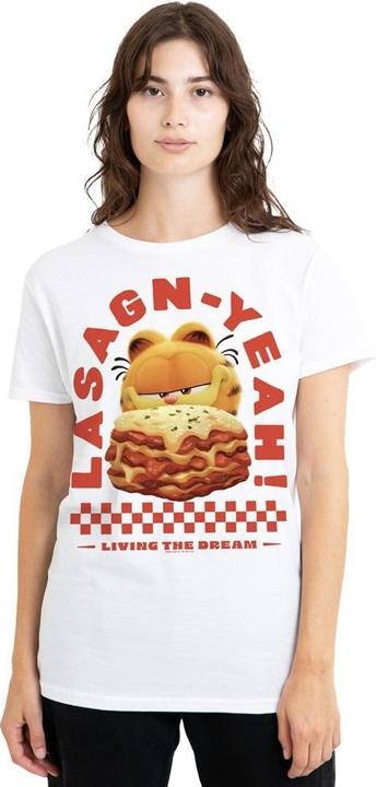 Actual product image Garfield Unisex Adult Lasagnyeah T-Shirt (XXL)