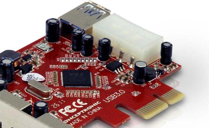 Actual product image Conceptronic 4 x USB 3.0, PCI