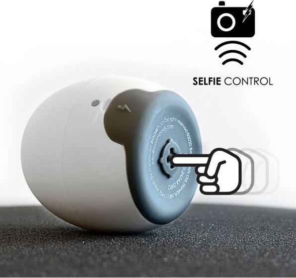 Actual product image Boompods Zero Bluetooth® Speaker Hands-free, Shockproof, Waterproof White (5 h, Rechargeable battery operated)