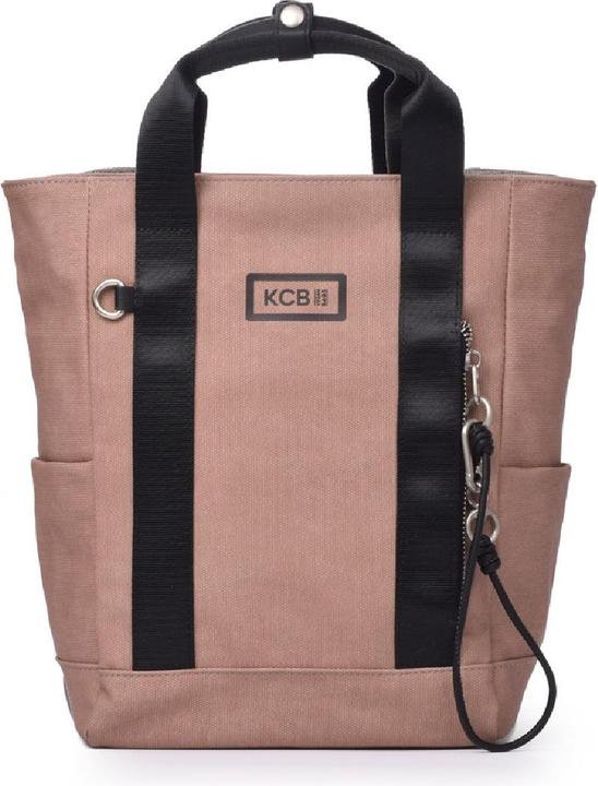 Actual product image KCB Knot medium-sized rucksack bag, pale pink