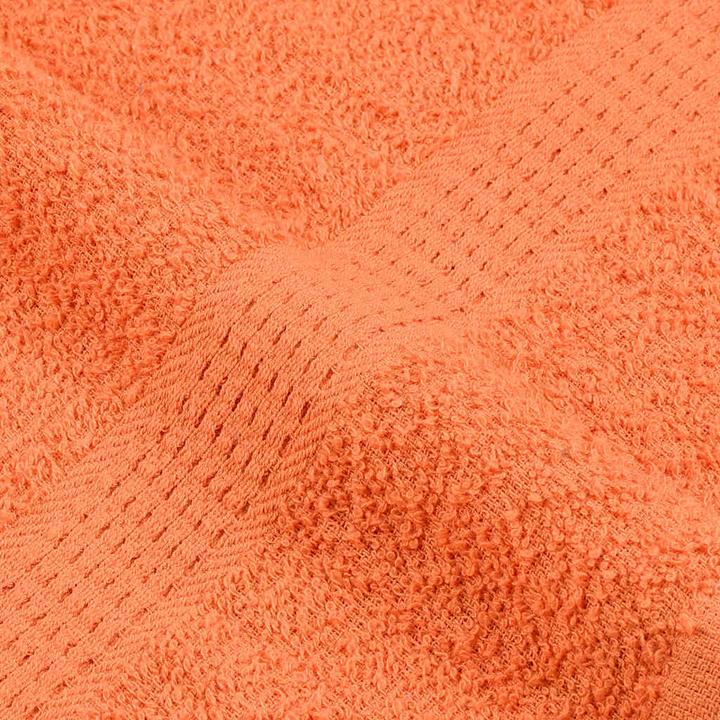 Actual product image VidaXL Soap cloths 4 pcs. Orange 30x30 cm 360 g/m² 100% cotton cloth Towel (30 x 30 cm)