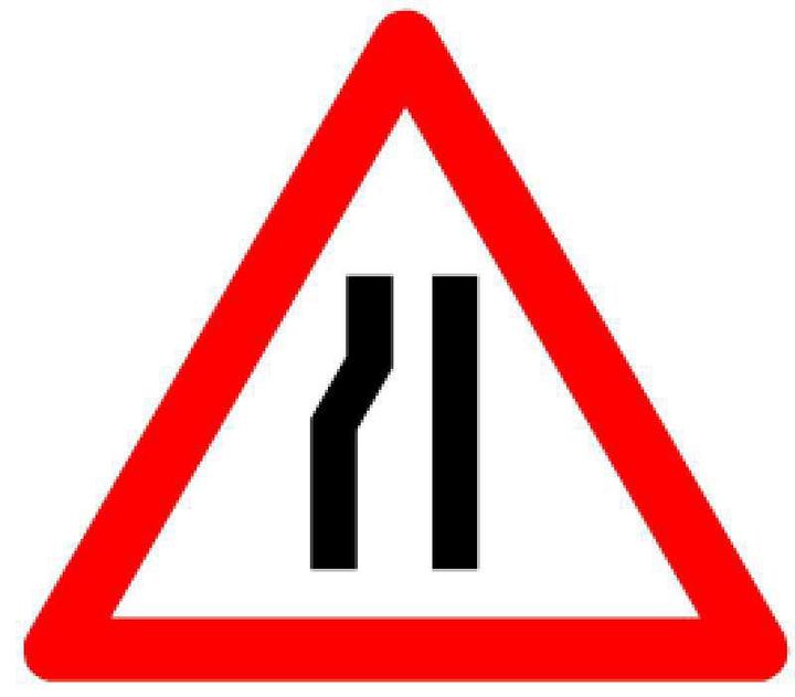 Image du produit BRW Signaux Chaussée rétrécie à gauche 1.09