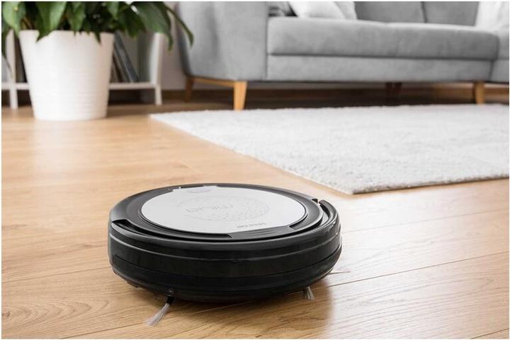 Actual product image Sencor SRV 1000SL robot vacuum 0.2 L Bagless Black, Silver (Vacuum mopping robot)