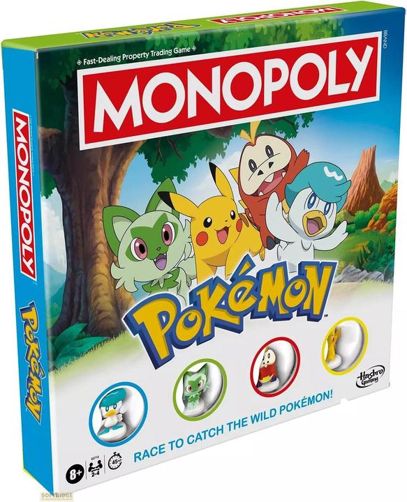 Hasbro Monopoly Pokémon Edition Board Game - English Version (Anglais)