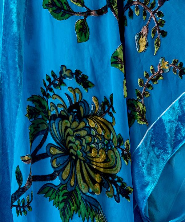 Produktbild Joe Browns Velvet Peacock Floral Fringed Kimono (One Size)
