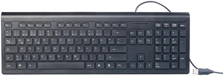 GeneralKeys Moderne USB-Tastatur mit Nummernblock (deutsches Layout) (DE, Kabelgebunden)