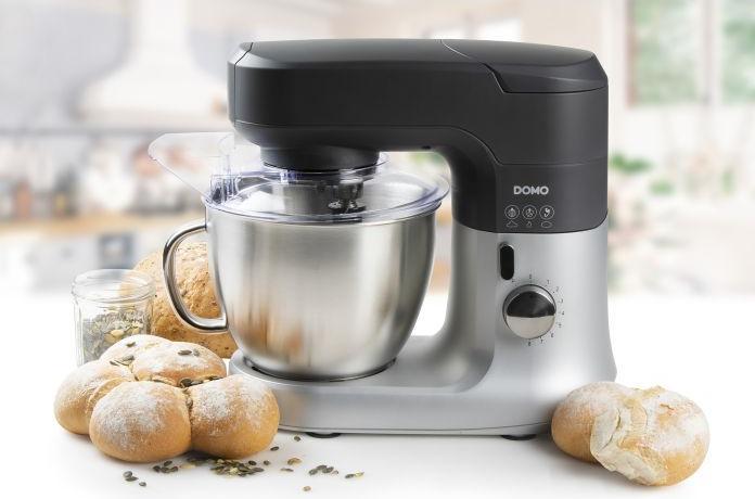 Actual product image Domo Food processor complete set 4.5 litre bowl DO9182KR Professional kneading machine (1000 W)