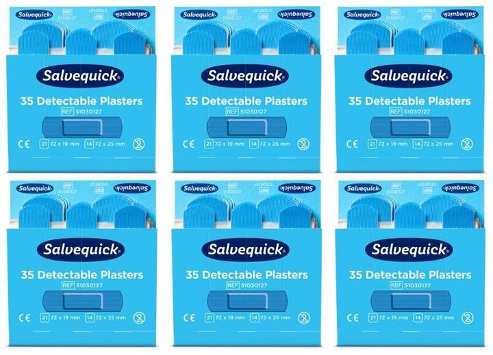 Immagine prodotto Salvequick Strisce di gesso rilevabili (6 x)