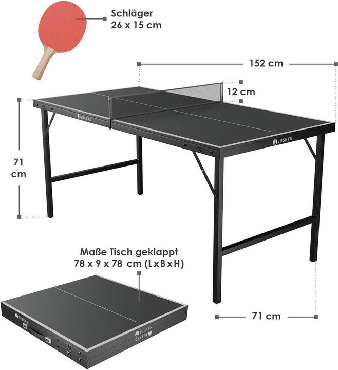 Produktbild Juskys Tischtennisplatte