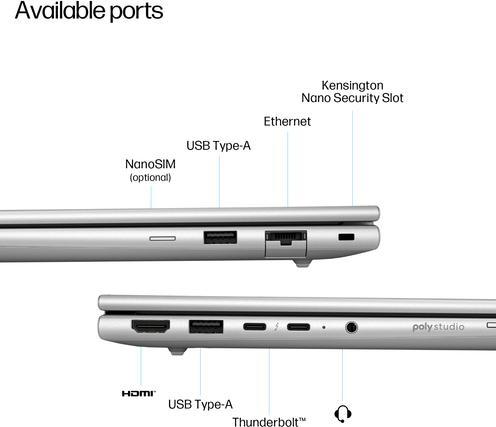 Immagine prodotto HP EliteBook 6 G1i 14 inch Notebook AI PC (14", Intel Core Ultra 5 225U, 16 GB, 512 GB, DE)