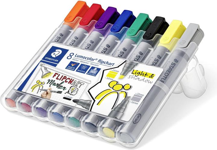 Produktbild Staedtler Lumocolor (Mehrfarbig, 2 mm, 8 x)
