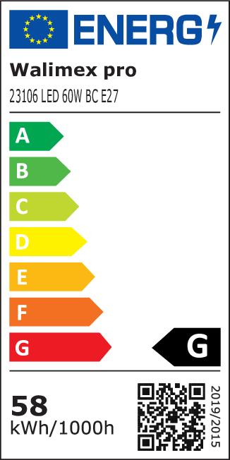 Energie-Label Walimex pro LED 60W Octagon Ø65cm Bi Color Kit 1 (65 cm)