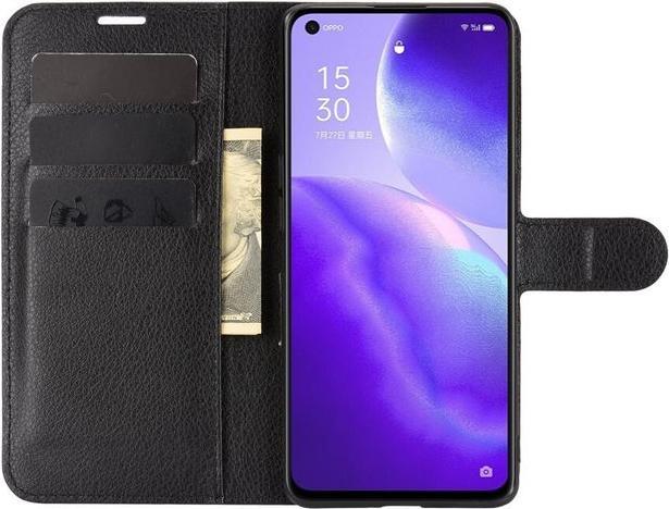 Actual product image MU Classic Litchi Leather Bookcover Series (Oppo Find X3 Lite)