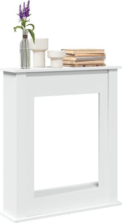 Immagine prodotto VidaXL Cornice per caminetto Consolle per caminetto Caminetto decorativo Caminetto a legna Bianco