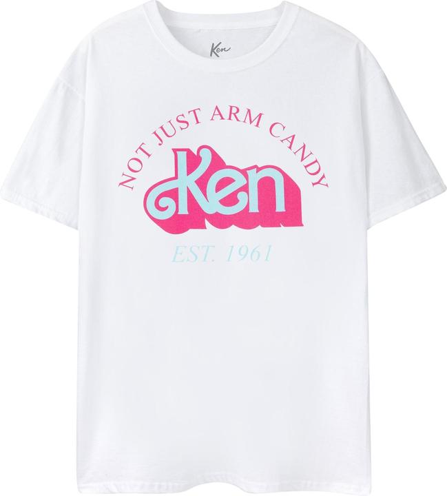 Barbie Mens Not Just Arm Candy Ken Retro TShirt mit kurzen Ärmeln