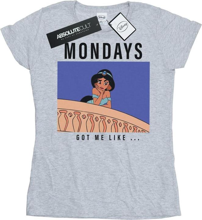 Disney Princess Jasmine Mondays Got Me Like TShirt (S)