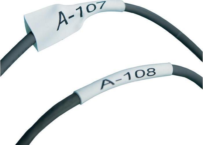 Produktbild Dymo Rhino Heissschrumpfschlauch (1.90 cm, Weiss)
