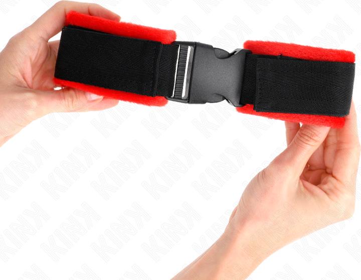 Image du produit Kink Nylon Bind Menottes Velcro Noir Modèle 1 Réglable 25-35 cm X 6 cm