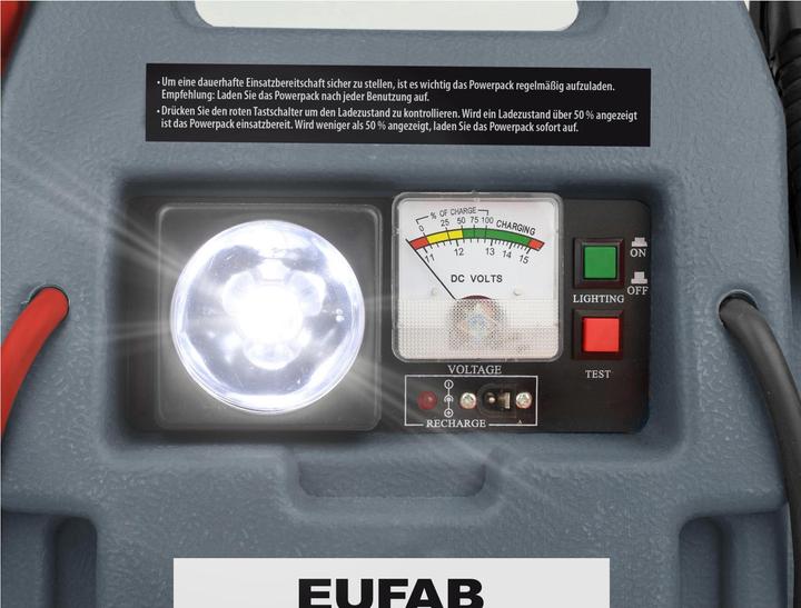 Produktbild Eufab Powerpack mit Kompressor (600 A, 7000 mAh)
