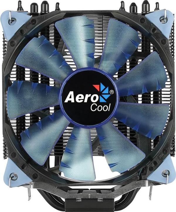 Actual product image AeroCool Verkho 4 Dark CPU Cooler (73 mm)