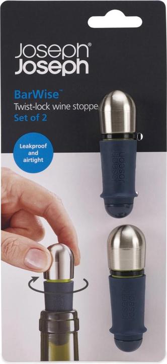 Produktbild Joseph Joseph BarWise Weinstopper, 7.7x2.4x2.4 cm (Weinverschluss)