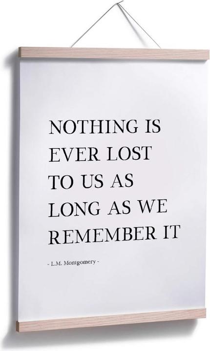 Produktbild Trenddeko Nothing is ever lost... (50 x 60 cm)