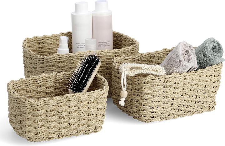 Image du produit Zeller Present Set de paniers de rangement (3 x, 24 x 18 x 13 cm)
