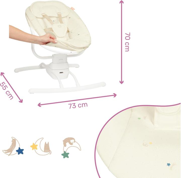 Actual product image Badabulle Balancelle latérale crème