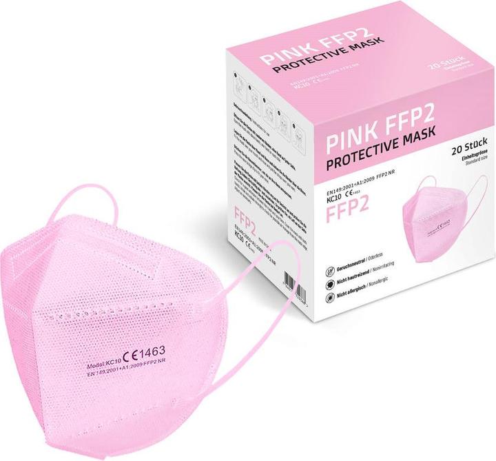 Kangcheng PANDEMIE Osiris Pink Mask FFP2, Mundschutzmasken