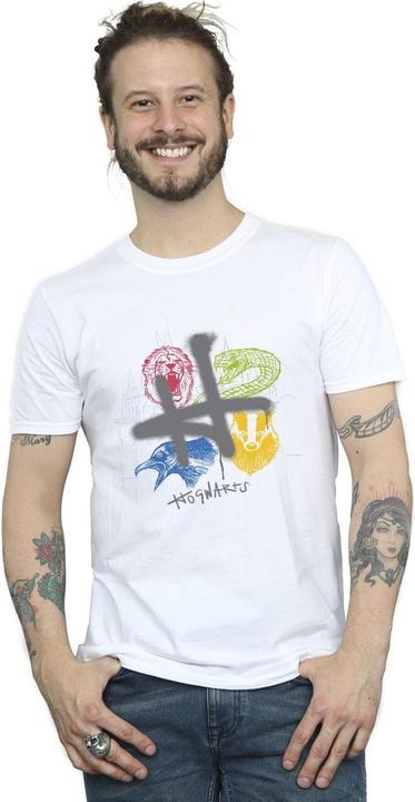 Actual product image Mens Emblems H Spray T-Shirt (S)