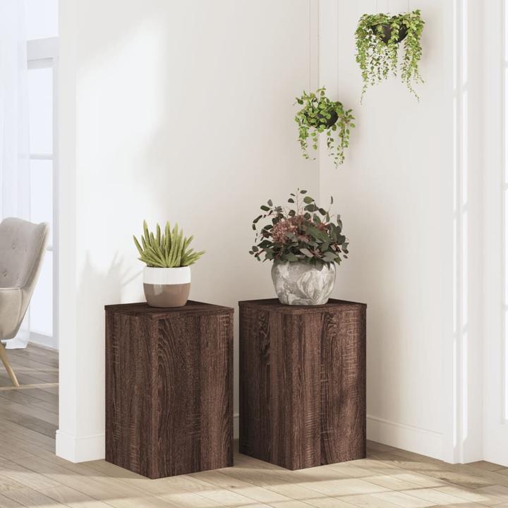 Actual product image VidaXL Plant stand 2 pcs. oak