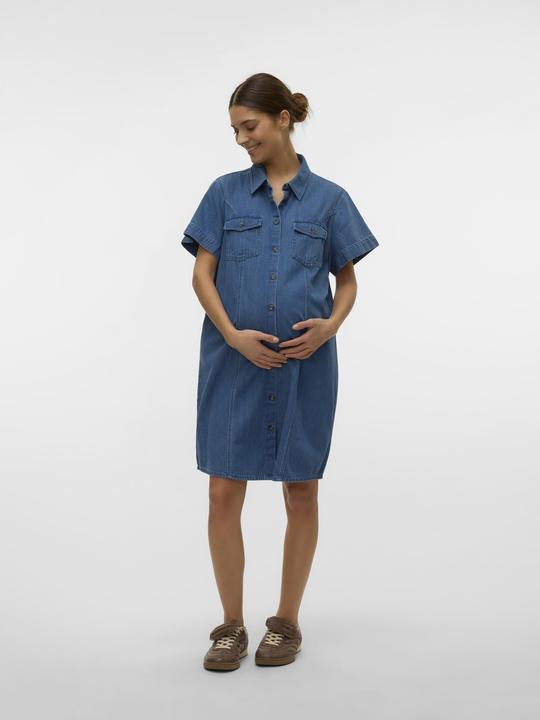 Immagine prodotto Vero Moda Maternity VMMCAMILLA Umstandskleid Jeanskleid (XL)